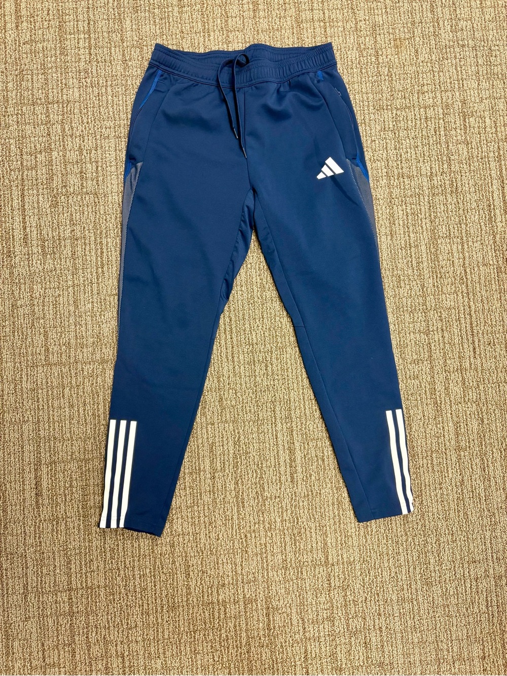 adidas Men’s Navy Blue Track Joggers